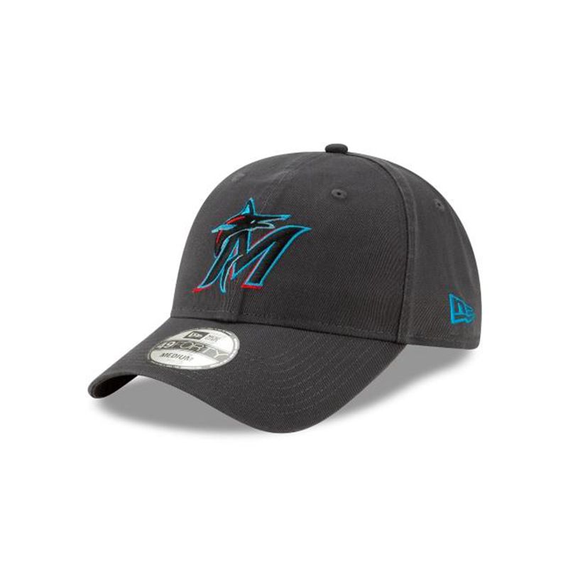 MLB Miami Marlins 2019 49Forty Fitted (IYK3862) - Grey New Era Caps